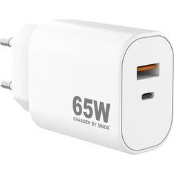 Sinox PRO 230V USB-A USB-C PD laddare. [Leveranstid: 1-2 vardagar]